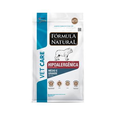 Ração Fórmula Natural Vet Care Hipoalergênica para Cães de Porte Médio e Grande 10,1kg