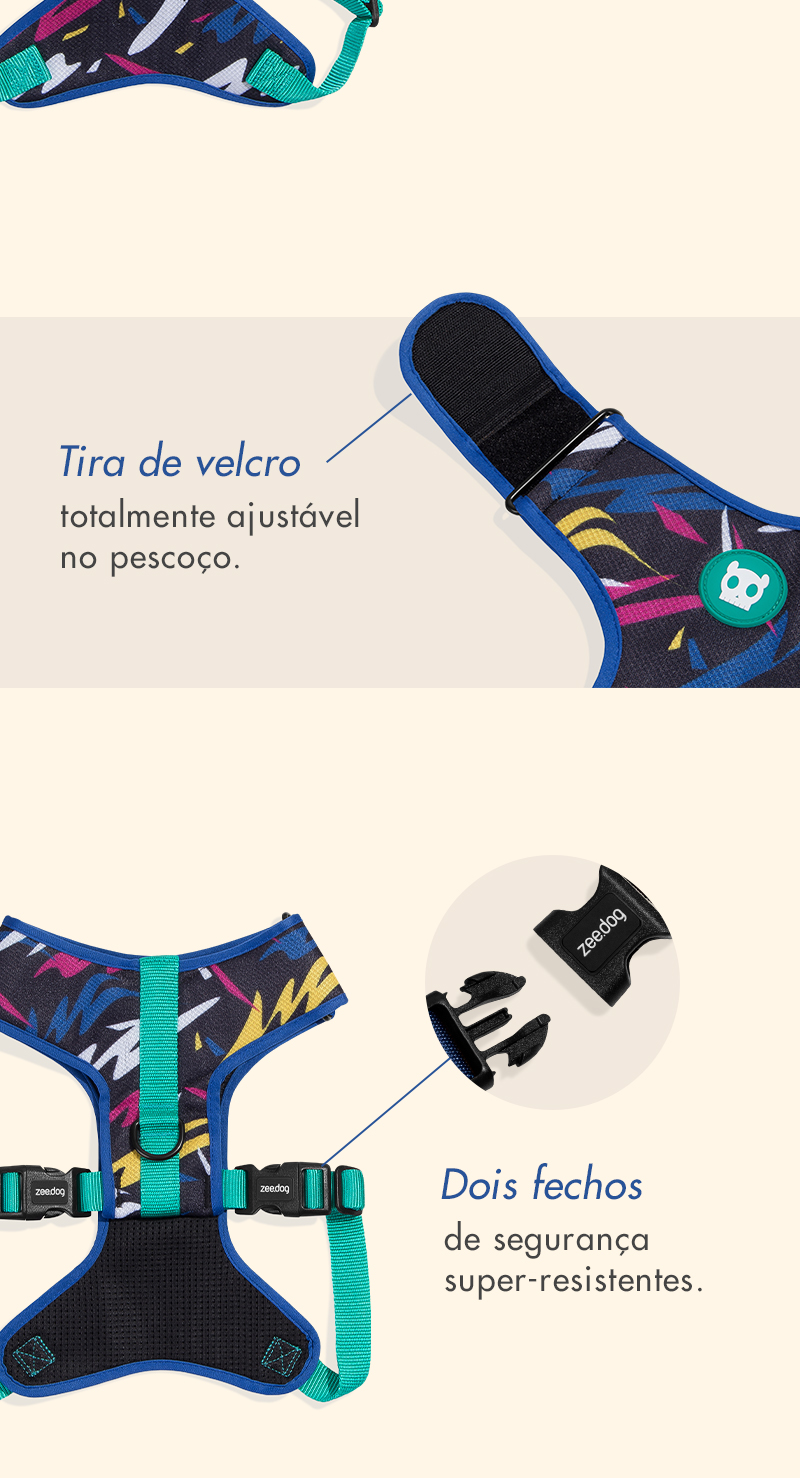 Peitoral para Cachorros Air Mesh Ajustável Woozer