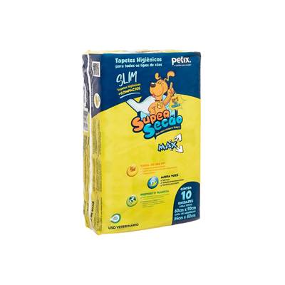 Tapete Higiênico Super Secão Max Slim 50 unidades