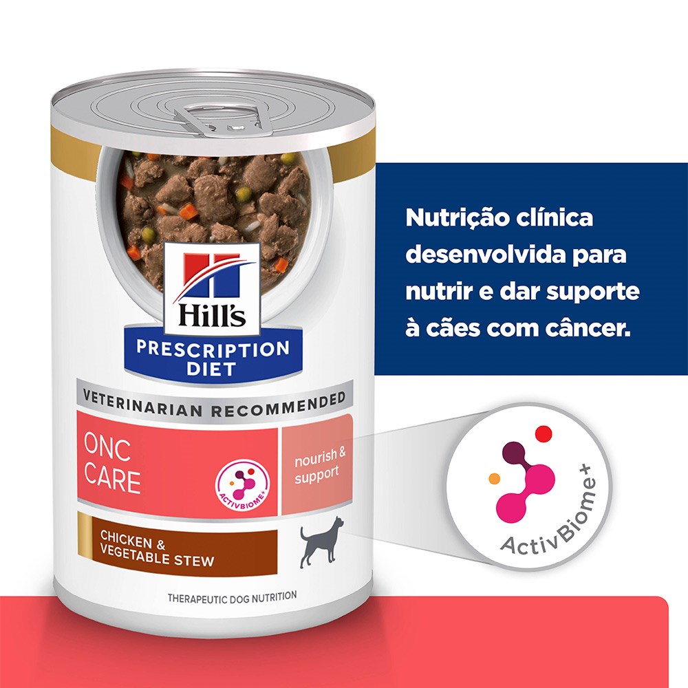 Ração Úmida Hill's Prescription Diet ONC Care Cuidado Oncológico para Cães