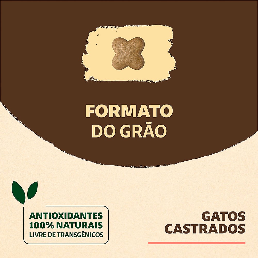 Ração Quatree Supreme para Gatos Castrados Sabor Salmão e Batata Doce