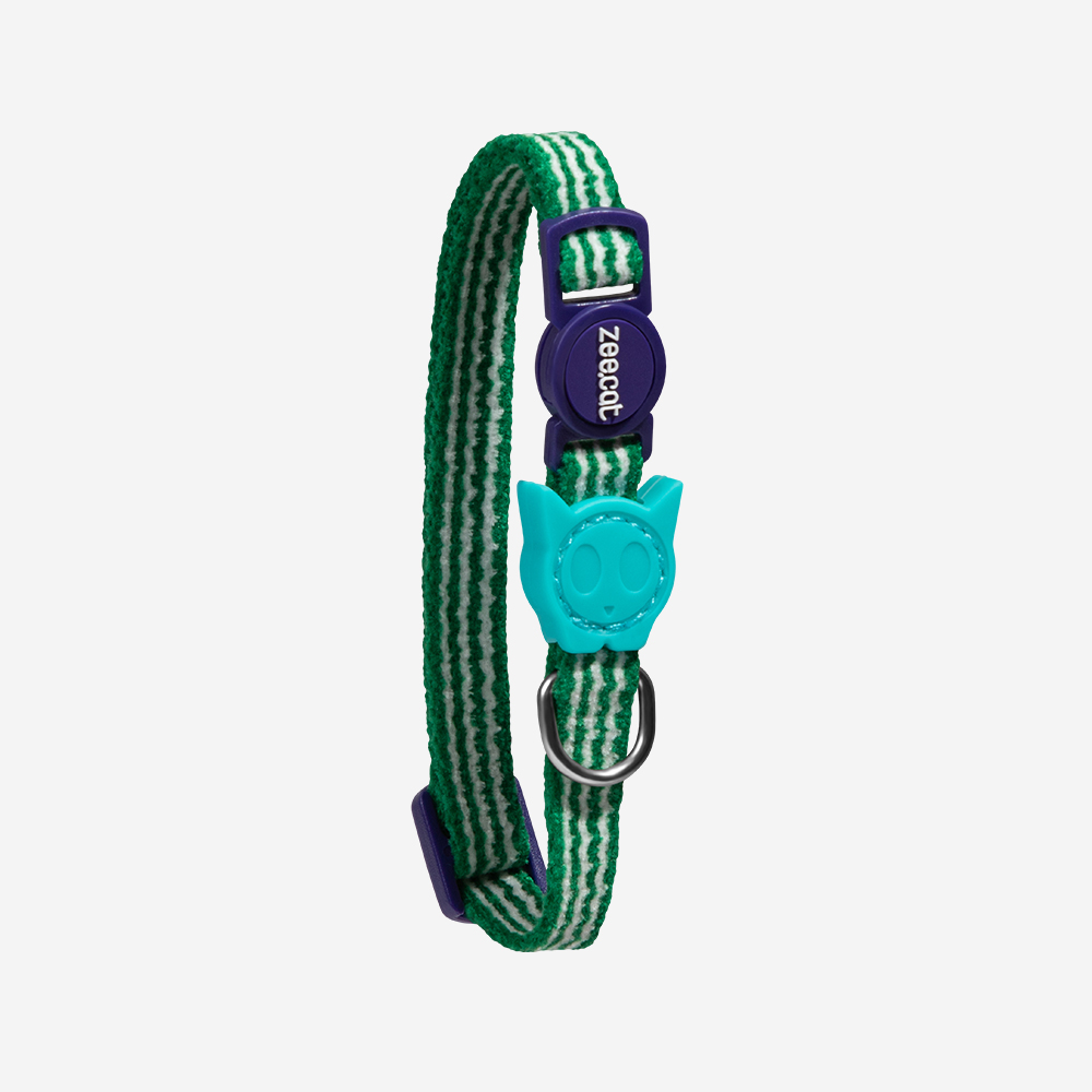 Coleira Zee.Cat Velvet Vibes Vert para Gatos | Imagem 1