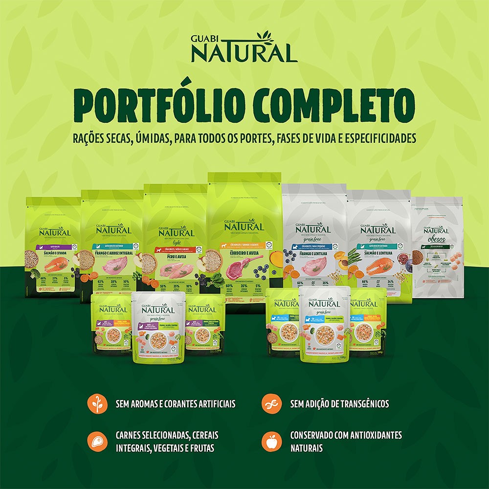 Ração Guabi Natural para Cães Filhotes Porte Médio sabor Frango & Arroz Integral