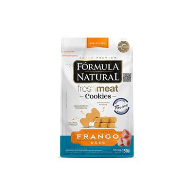 Biscoito Fórmula Natural Fresh Meat Cookie para Cães Adultos sabor Frango 150g