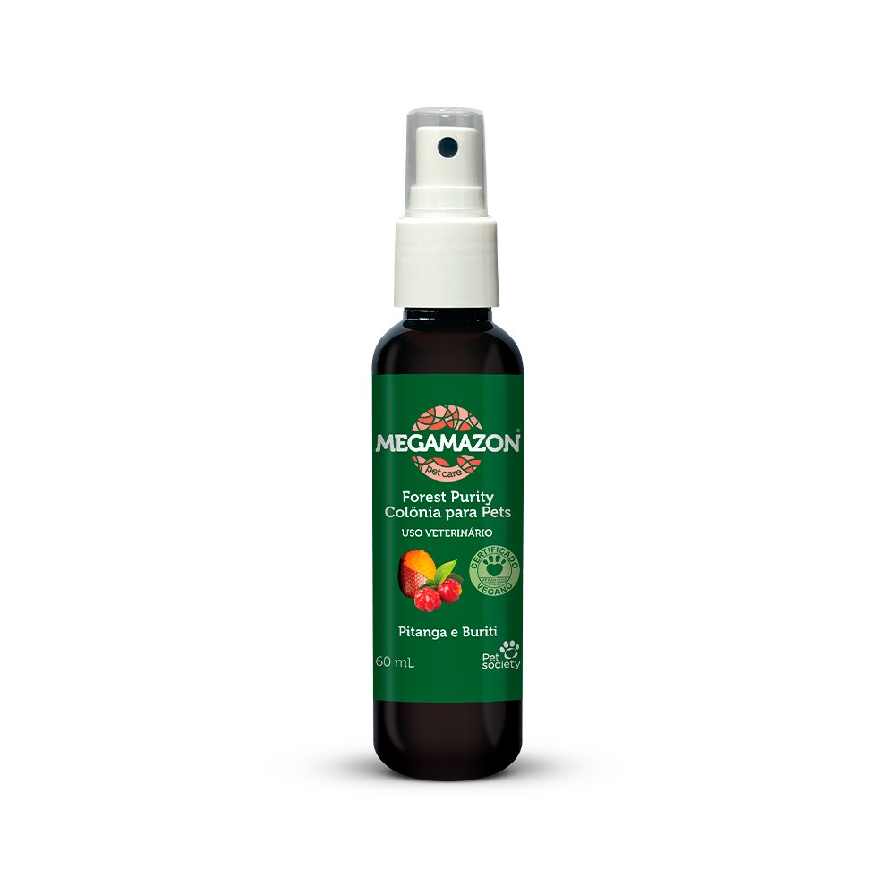Body Splash Megamazon Forest Purity Pitanga e Buriti para Cães e Gatos