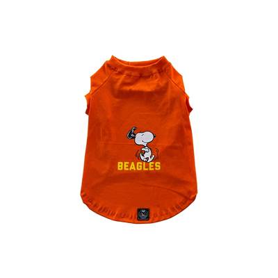 Camiseta Snoopy Beagles Laranja para Cães M