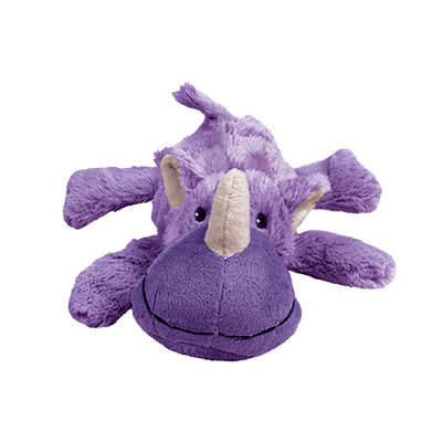 Brinquedo Kong para Cães Cozie King Rhino Médio Roxo U