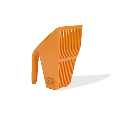 Pá Higiênica Cansei de Ser Gato - Amarela