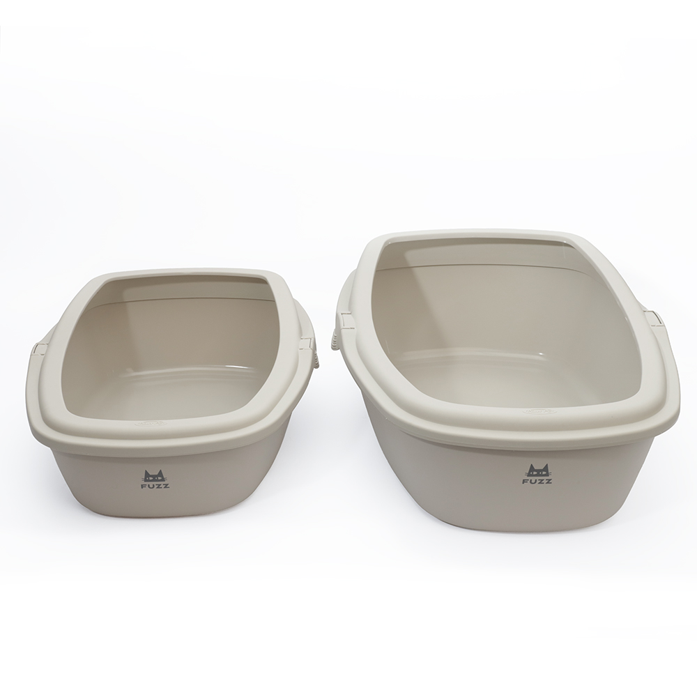 Bandeja Fuzz King para Gatos Off White
