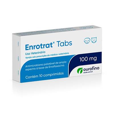 Antibiótico Enrotrat Tabs 100mg