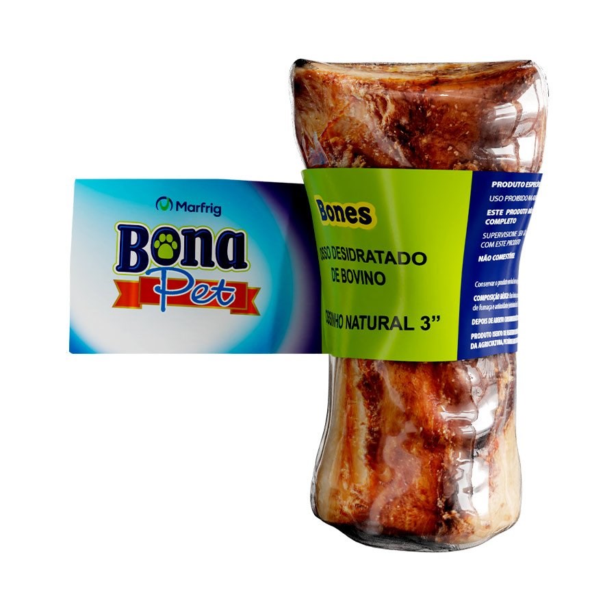 Osso Bonapet Natural Ossinho 3 para Cães