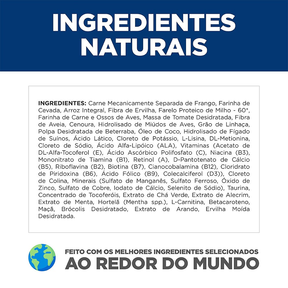 Ração Hill's Science Diet Peso Perfeito Pequenos e Mini para Cães Adultos sabor Frango