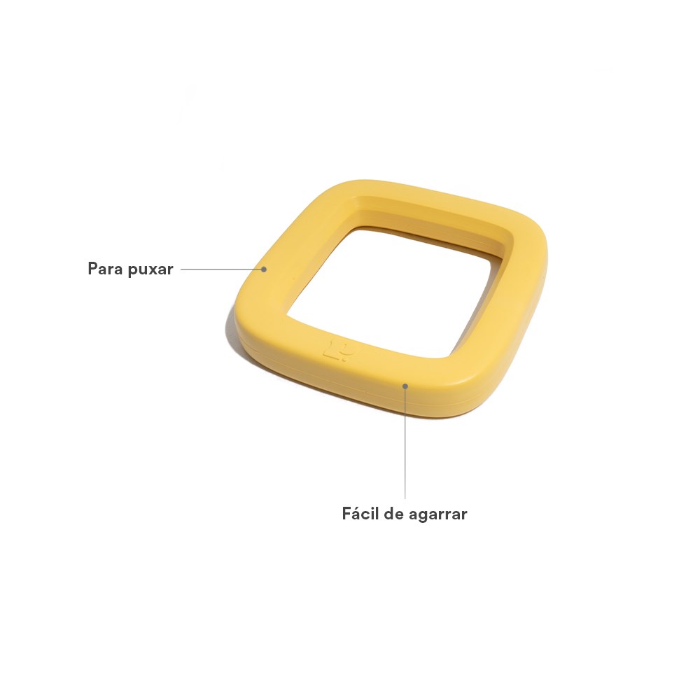 Brinquedo Squircle Amarelo para Cães