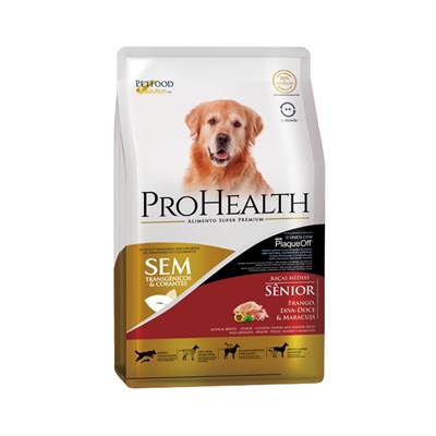 Ração ProHealth para Cães Adultos Sênior de Porte Médio Sabor Frango 2,5kg