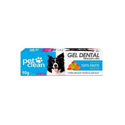 Gel Dental Pet Clean sabor Tutti Frutty para Cães 60g