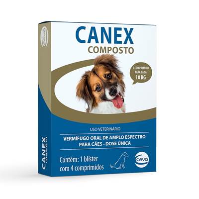 Canex Composto - 10kg 4 comprimidos