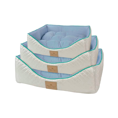 Cama Bonito pra Cachorro Europa Retangular Azul M