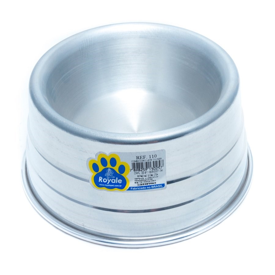Comedouro Cocker Polido para Cães Leve