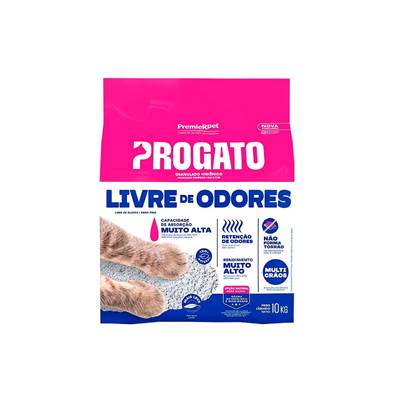 Areia Sanitária Progato Tradicional 10kg