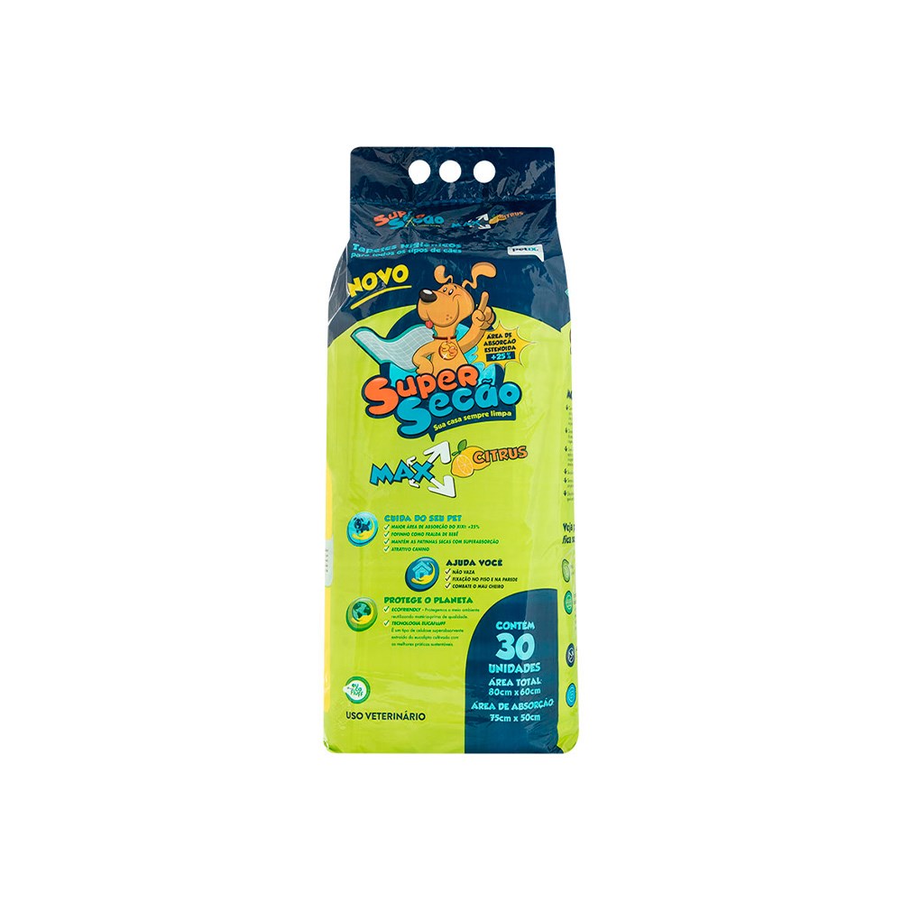 Tapete Higiênico Super Secão Max Citrus