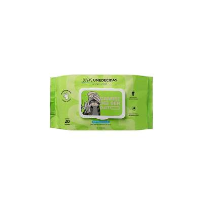 Luvas Umedecidas para Limpeza Cansei de Ser Gato