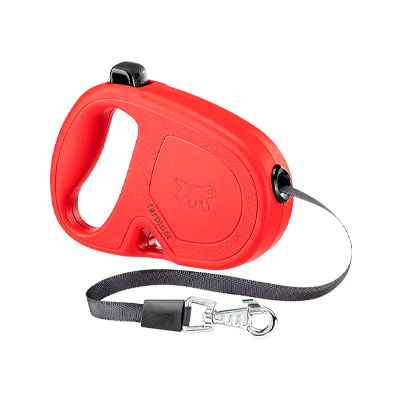 Guia Retrátil Ferplast Flippy One Tape Vermelho para Cães M
