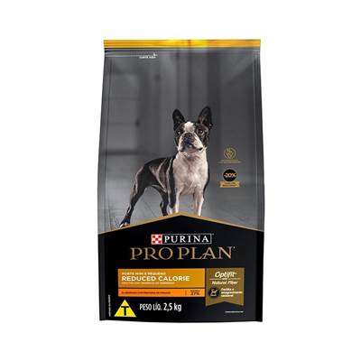 Ração Pro Plan Reduced Calorie para Cães Adultos de Raças Pequenas sabor Frango & Arroz 7,5kg