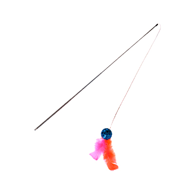 Brinquedo LCM Varinha Cat Fishing Antena Retrátil para Gatos