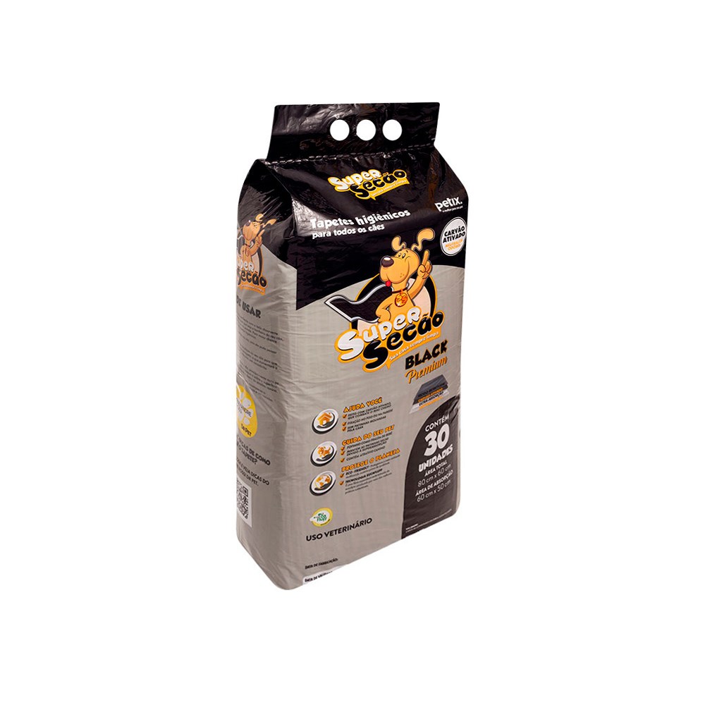 Tapete Higiênico Super Secão Black Premium | Zee.Now