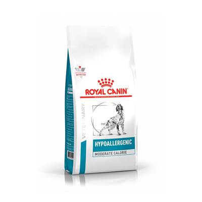 Ração Royal Canin Veterinary Hypoallergenic Moderate Calorie para Cães