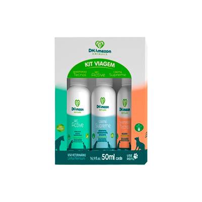 Kit Viagem DNAmazon para Cães e Gatos U