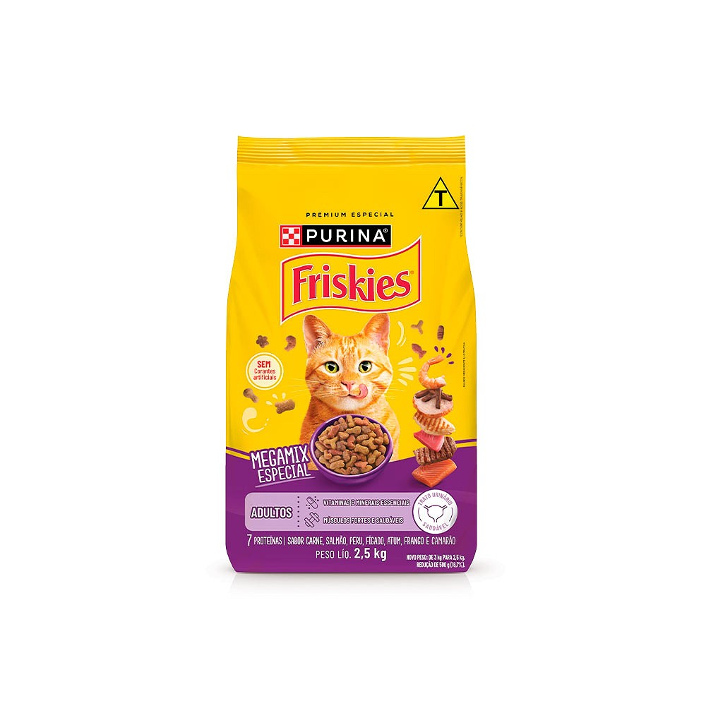 Ração Friskies Megamix para Gatos Adultos