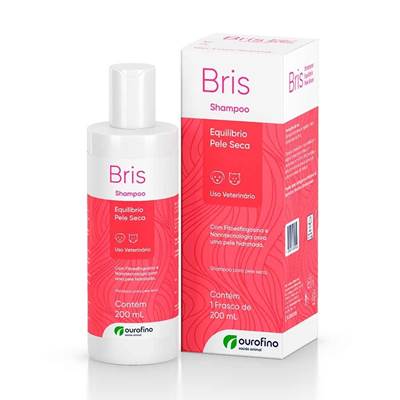 Shampoo Bris Equilíbrio da Pele Seca para Cães e Gatos 200ml