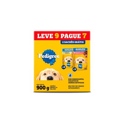 Ração Úmida Pedigree sabor Carne e Frango para Cães Adultos 100g
