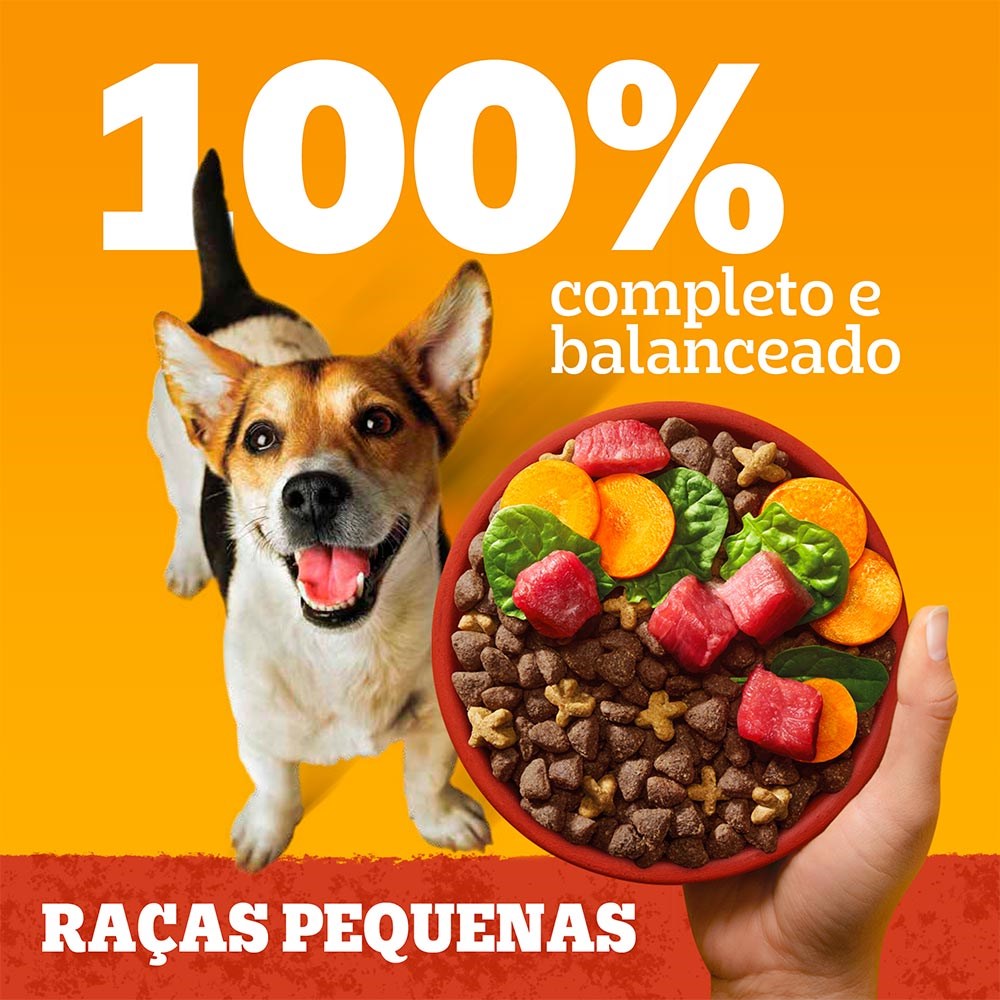 Ração Pedigree para Cães Adultos Raças Pequenas
