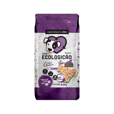 Carepet Granulado de Madeira para Cães 2,5kg