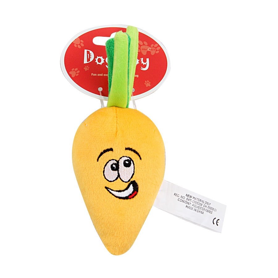 Brinquedo Pawspals Dog Toy Pelúcia Cenoura para Cães
