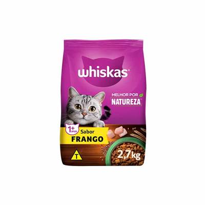 Ração Whiskas Melhor por Natureza para Gatos Adultos 900g