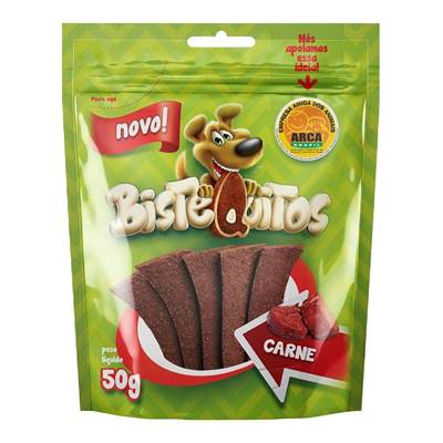 Snack Petitos para Cães Bistequitos sabor Carne 400g