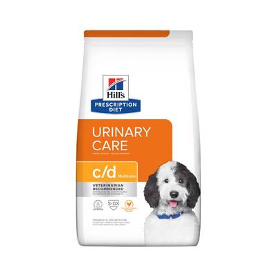 Ração Hill's Prescription Diet C/D Multicare para Cães Adultos - Cuidado Urinário 7,98kg