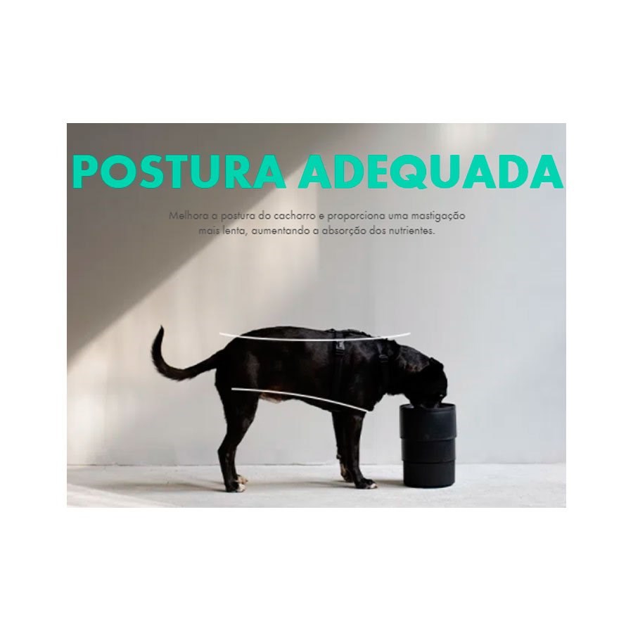 Comedouro para Cachorros Zee.Bowl Bordeau
