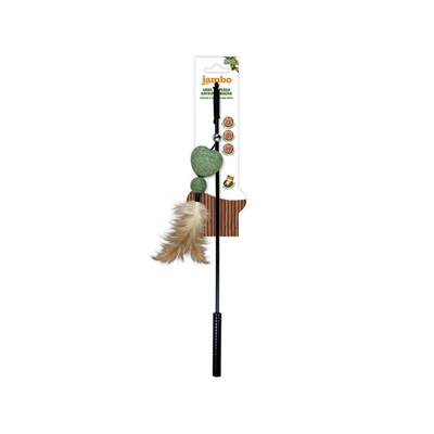 Brinquedo Jambo Varinha Coração de Catnip para Gatos U