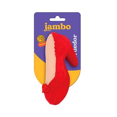 Brinquedo Jambo Mordedor Pelúcia Pop Sapato para Cães U