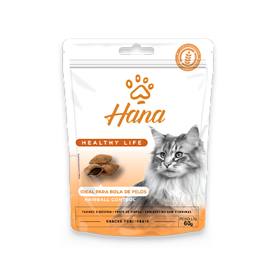 Snack Hana Nuggets Hairball Control para Gatos 60g