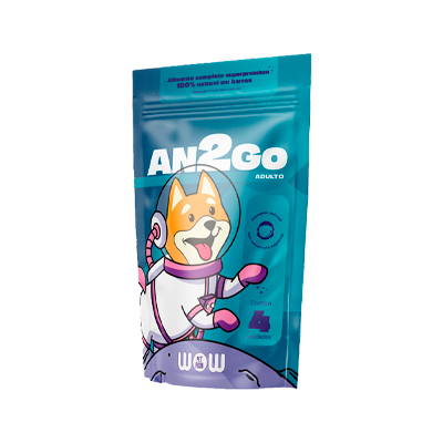 Alimento Natural Wow AN2GO para Cães Adultos 60g
