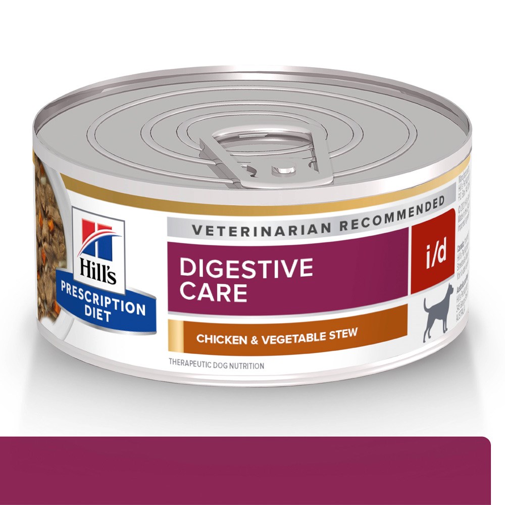 Ração Úmida Hill's Prescription Diet Cuidado Digestivo i/d para Cães sabor Frango e Vegetais