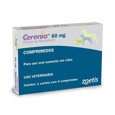 Cerenia 60mg - 4 Comprimidos 60mg