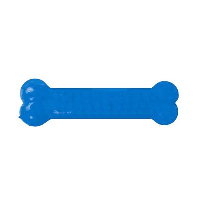Brinquedo Furacão Pet Osso Plaque Ataque com Cravo Azul para Cães P