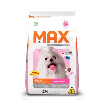 Ração Max para Cães Adultos de Porte Pequeno sabor Frango e Arroz 15kg