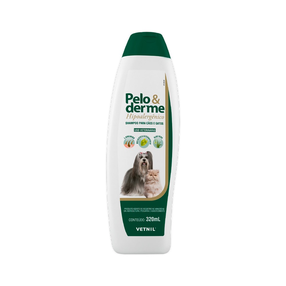 Shampoo Pelo e Derme Hipoalergênico